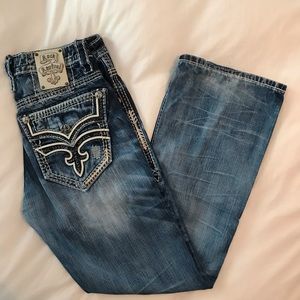 Rock Revival Mens Jeans Triton Boot 32R